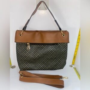 Bosalina Purse Brown and Black Patterned Women's handbag
